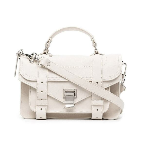 Proenza Schouler PS1 Tiny Shoulder Bag - One Size - White - Picture 1 of 6